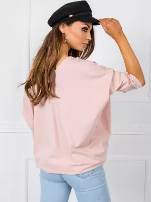 Damenbluse BASIC FEEL GOOD TP-BZ-5472.00P LEUCHTEND ROSA