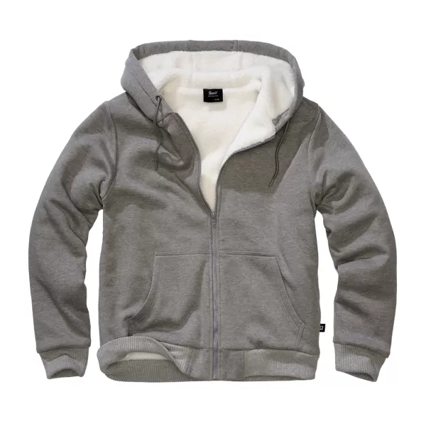  Herren-Sweatshirt BRANDIT 5038 DK. GRAUE MELANGE 