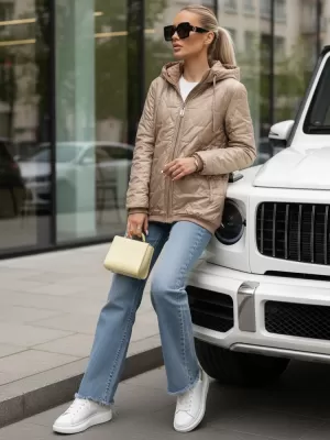 Damenjacke DSTREET TY5547 KARAMELL