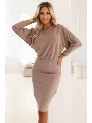 Kleid NUMOCO LARA 399-4 MOKKA-MOUSSE