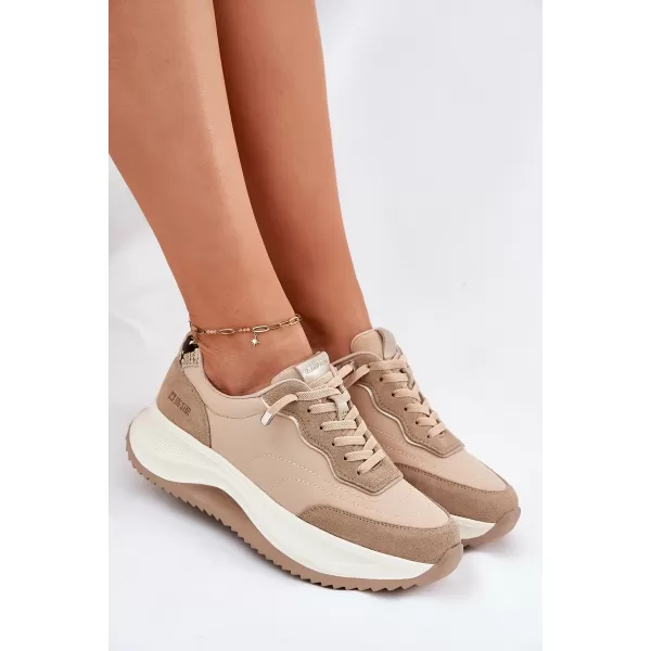  Damen-Sneaker BIG STAR RR274A345 BEIGE Big Star Shoes 