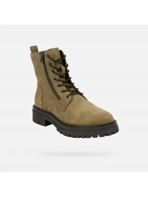 Damen-Stiefeletten GEOX IRIDEA G004093 KHAKI