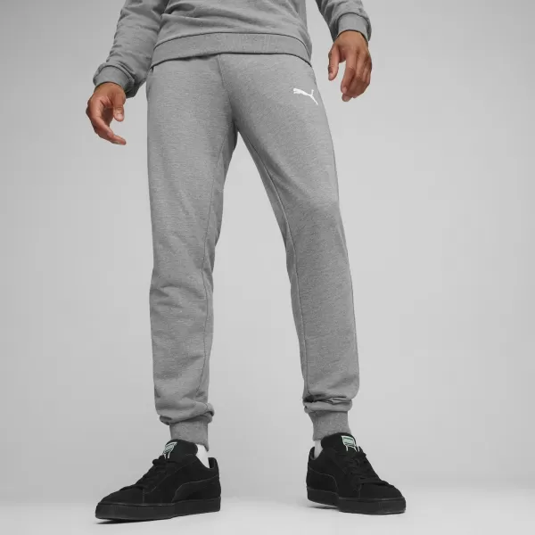  Herren-Jogginghose PUMA TEAMGOAL CASUALS PANTS 658598_33 MITTELGRAU MELIERT/WEIß 