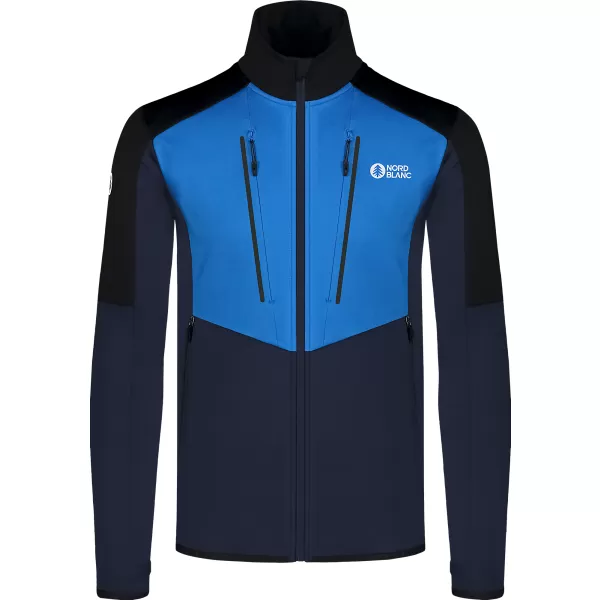  Powerfleece-Sweatshirt für Herren NORDBLANC GROAN NBWFM8282 BLAU 