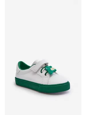 Kinder-Sneaker BOTO PENNYN 32801 WEIß/GRÜN