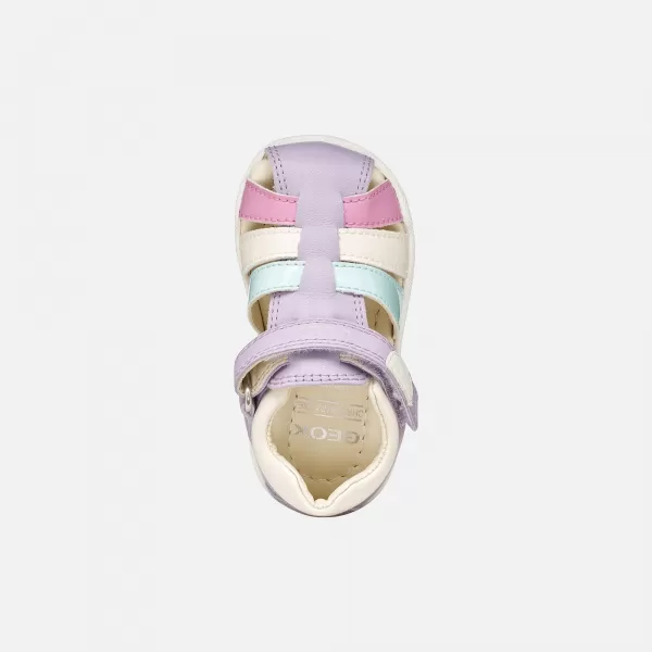  Erste Schritte für Mädchen GEOX SANDAL MACCHIA B254WB08502C8888 LILA 