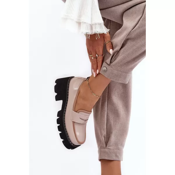  Damenmokassins D&A MR870-32 BEIGE 