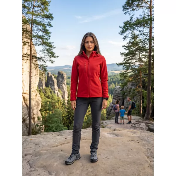  Softshelljacke für Damen ALTISPORT NoPrint NP/ALW945 ROT 