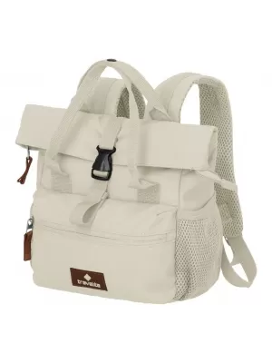 Rucksack TRAVELITE BASICS SHORT HANDLE MINI CREMEFARBEN