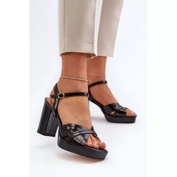  Damensandalen D&A MR38-668 SCHWARZ 