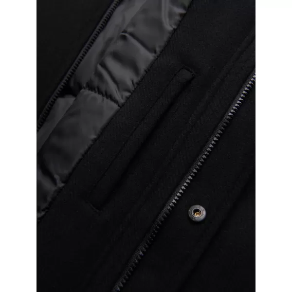  Herrenmantel OMBRE OM-COWC-0132 SCHWARZ 
