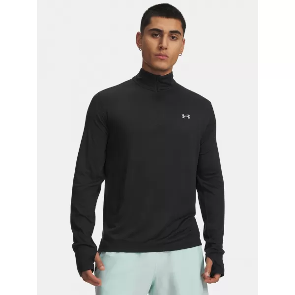  Herren-T-Shirt UNDER ARMOUR VELOCITI 1/4 ZIP 6010887-001 SCHWARZ 