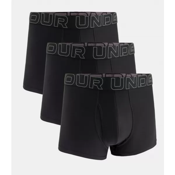  Herren-Boxershorts UNDER ARMOUR M UA PERF TECH 3IN SCHWARZ 