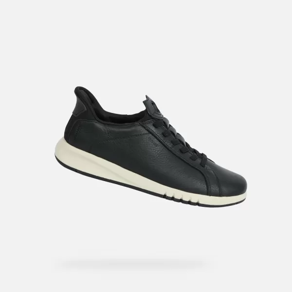  Herren-Sneaker GEOX AERANTIS PLUS FAST IN G014670 SCHWARZ 