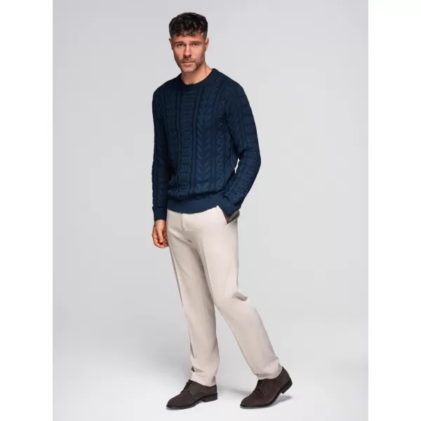  Herrenpullover OMBRE OM-SWSW-0173 MARINEBLAU 