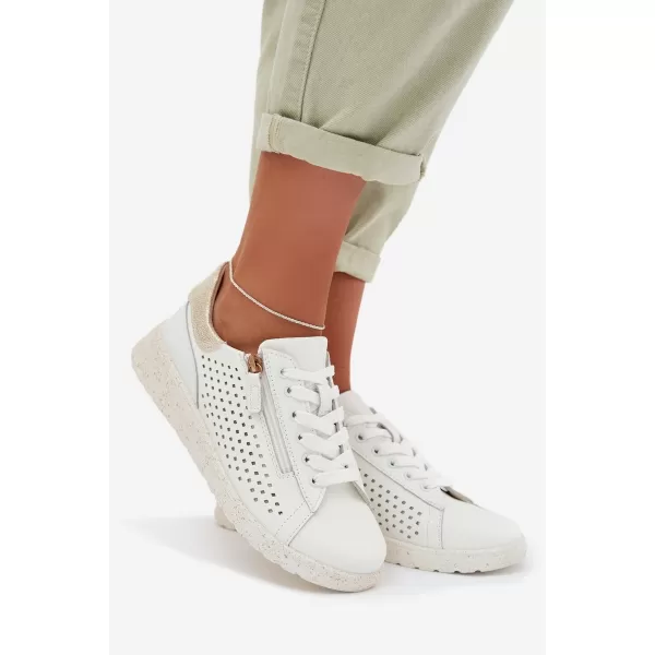  Damen-Sneaker EVENTO KALORINNE WEIß/GOLD 
