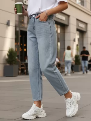 Damenhosen DSTREET UY2856 BLAU