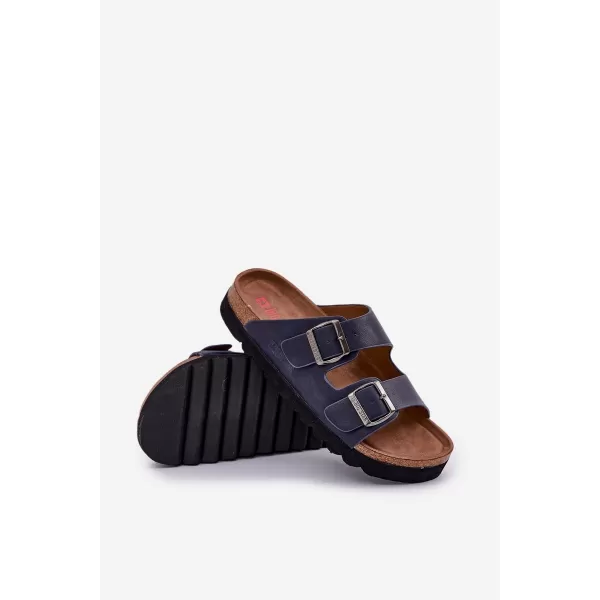  Herrenhausschuhe BIG STAR NN174530 BLAU Big Star Shoes 