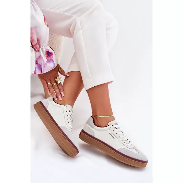  Damen-Sneaker LOPEZ JUST DARE SS2D4008 WEISS/GRAU Daniel Lopez Just Dare 