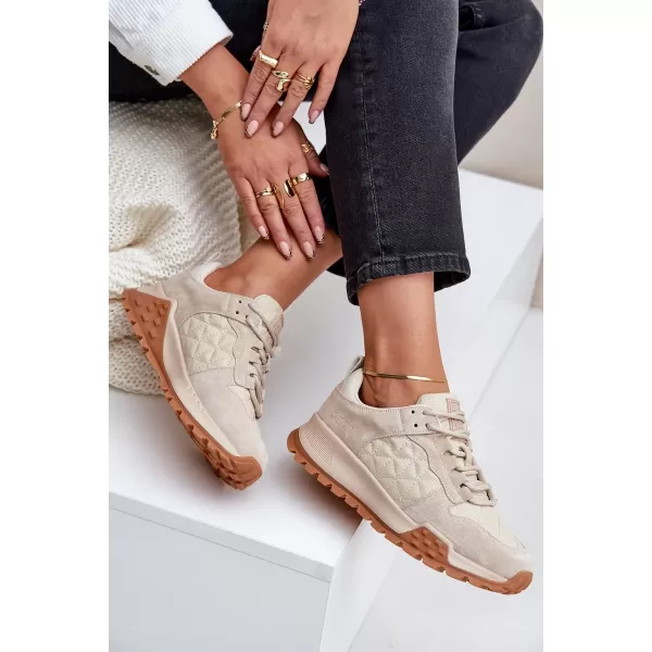  Damen-Sneaker BIG STAR OO274A315 BEIGE Big Star Shoes 