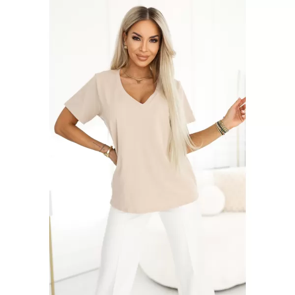 Damenbluse NUMOCO 665-3 BEIGE 