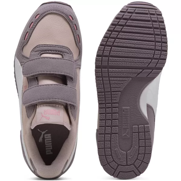  Kinderschuhe PUMA CABANA RACER SL 20 V PS 383730-22 LILA NEBEL/WEIß/PFLAUMENMARMELADE 