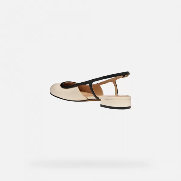  Ballerinas für Damen GEOX VIRNILISA B G012909 CREMIG 