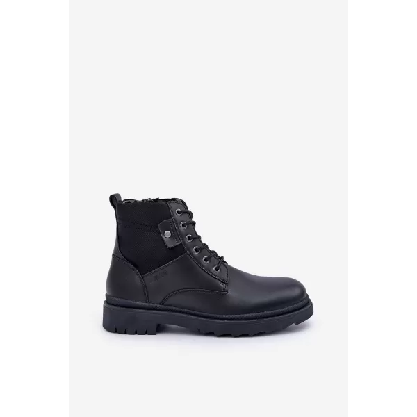  Herrenschuhe BIG STAR OO174166 SCHWARZ Big Star Shoes 