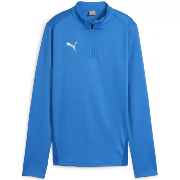  Damen-T-Shirt PUMA TEAMGOAL TRAINING 1/4 ZIP WM 658631-02 E.BLU.LEMON/WHITE/TEAM ROYAL 