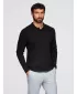 Herrenpullover OMBRE OM-POLS-0140 SCHWARZ