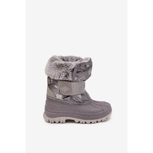  Winterschuhe für Kinder LEE COOPER LCJ-25-10-3788 GRAU 