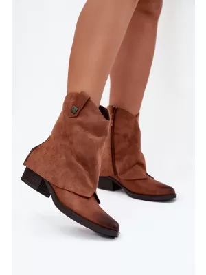 Damenschuhe mit Absatz BOTO SYLVETTE 39097 KAMEL