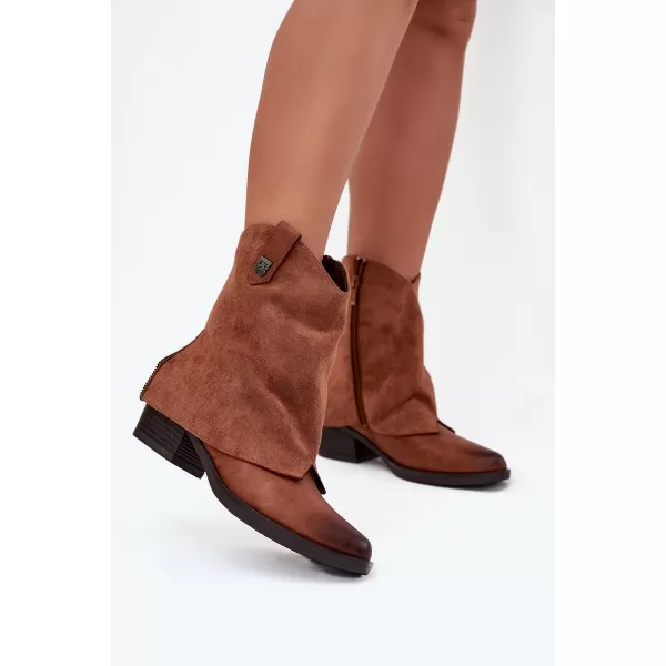  Damenschuhe mit Absatz BOTO SYLVETTE 39097 KAMEL 