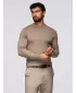 Herrenpullover OMBRE OM-SWBS-0106 DUNKELBEIGE