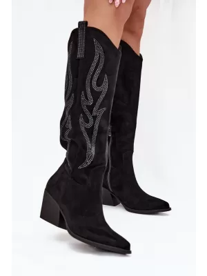 Damenschuhe mit Absatz BOTO JOVINA 38555 SCHWARZ