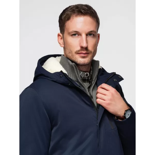  Herrenmantel OMBRE OM-JAPJ-0316 MARINEBLAU 