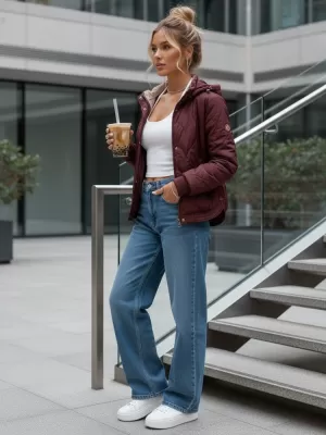 Damenjacke DSTREET TY5615 LILA