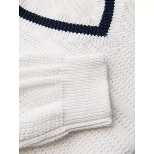  Herrenpullover OMBRE OM-SWSW-0151 WEIß 