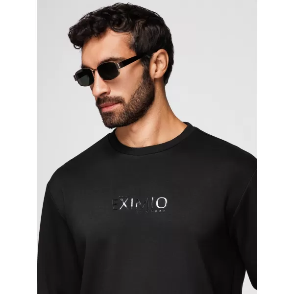  Herren-Sweatshirt OMBRE OM-SNBC-0199 SCHWARZ 