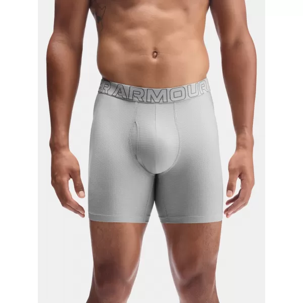  Herren-Boxershorts UNDER ARMOUR UA PERFORMANCE TECH MESH - SOLID 6IN - 1383884-069 TITAN 