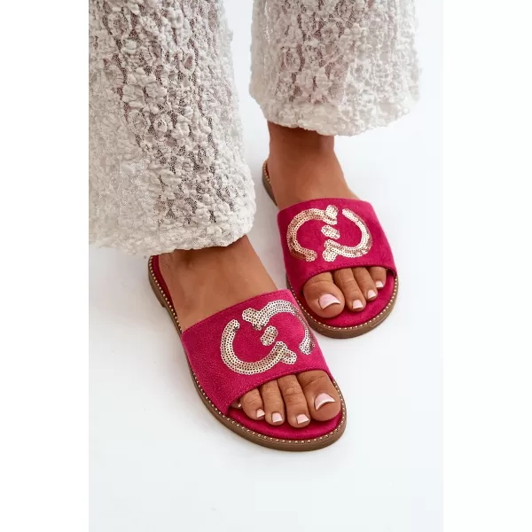  Damen-Flip-Flops S.BARSKI KV27-052 FUCHSIE 