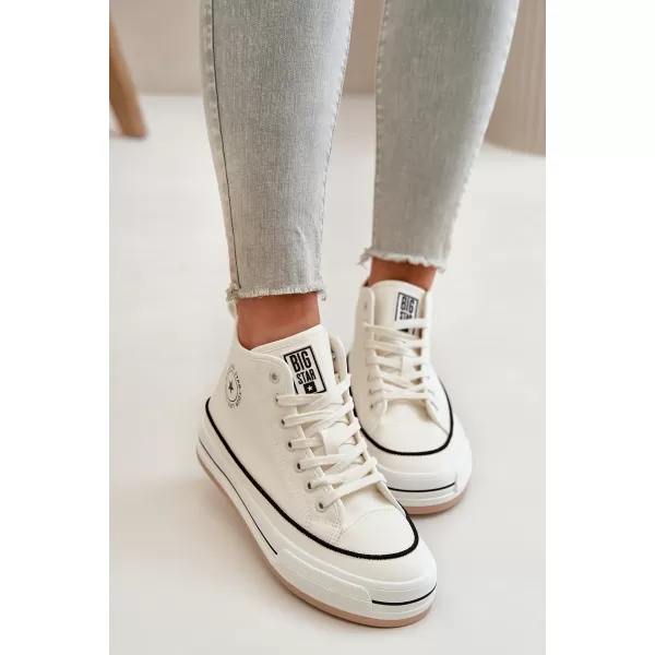  Damen-Sneaker BIG STAR OO274061 WEISS Big Star Shoes 