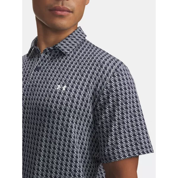  Herren-T-Shirt UNDER ARMOUR UA T2G PRINTED POLO 6012304-412 BLAU 