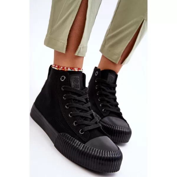  Damen-Sneaker BIG STAR LL274444 SCHWARZ Big Star Shoes 