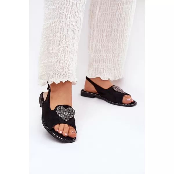  Damensandalen S.BARSKI KV27-018 SCHWARZ 