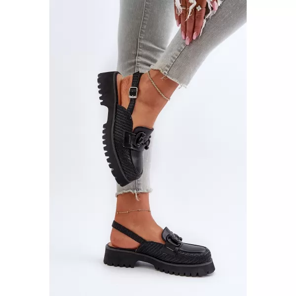  Damensandalen D&A MR38-656 SCHWARZ 
