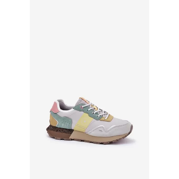  Damenschuhe BIG STAR RR274244 GELB/GRAU Big Star Shoes 