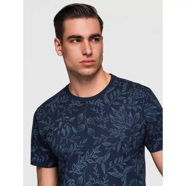  Herren-T-Shirt OMBRE OM-TSFP-0262 MARINEBLAU 