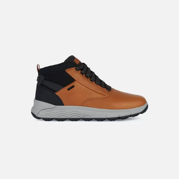  Herren-Stiefeletten GEOX SPHERICA 4X4 B ABX G011668 BRAUN 