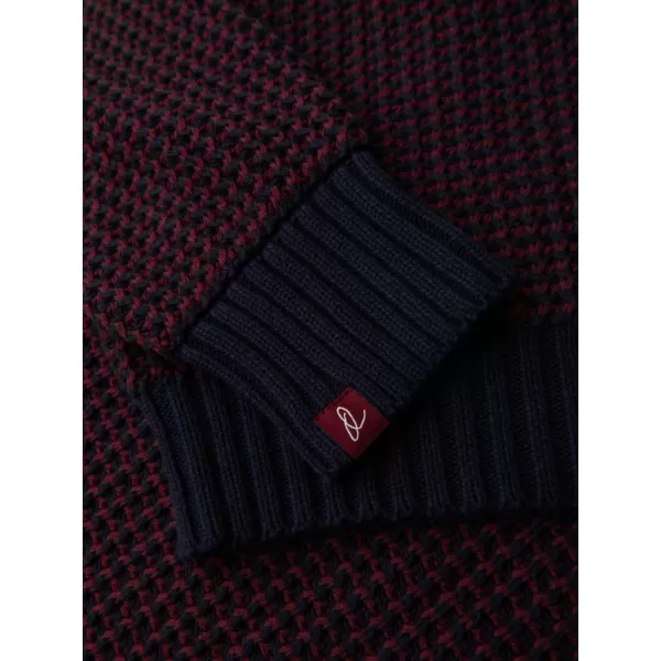  Herrenpullover OMBRE OM-SWSW-0122 KASTANIENBRAUN 